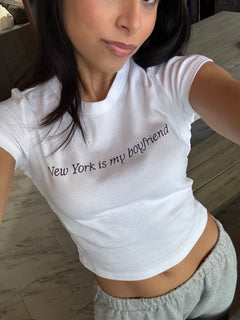 New York is my Boyfriend Baby Tee