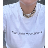 New York is my Boyfriend Oversized Tee
