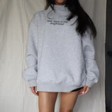 New York is my Boyfriend Mockneck Sweatshirt