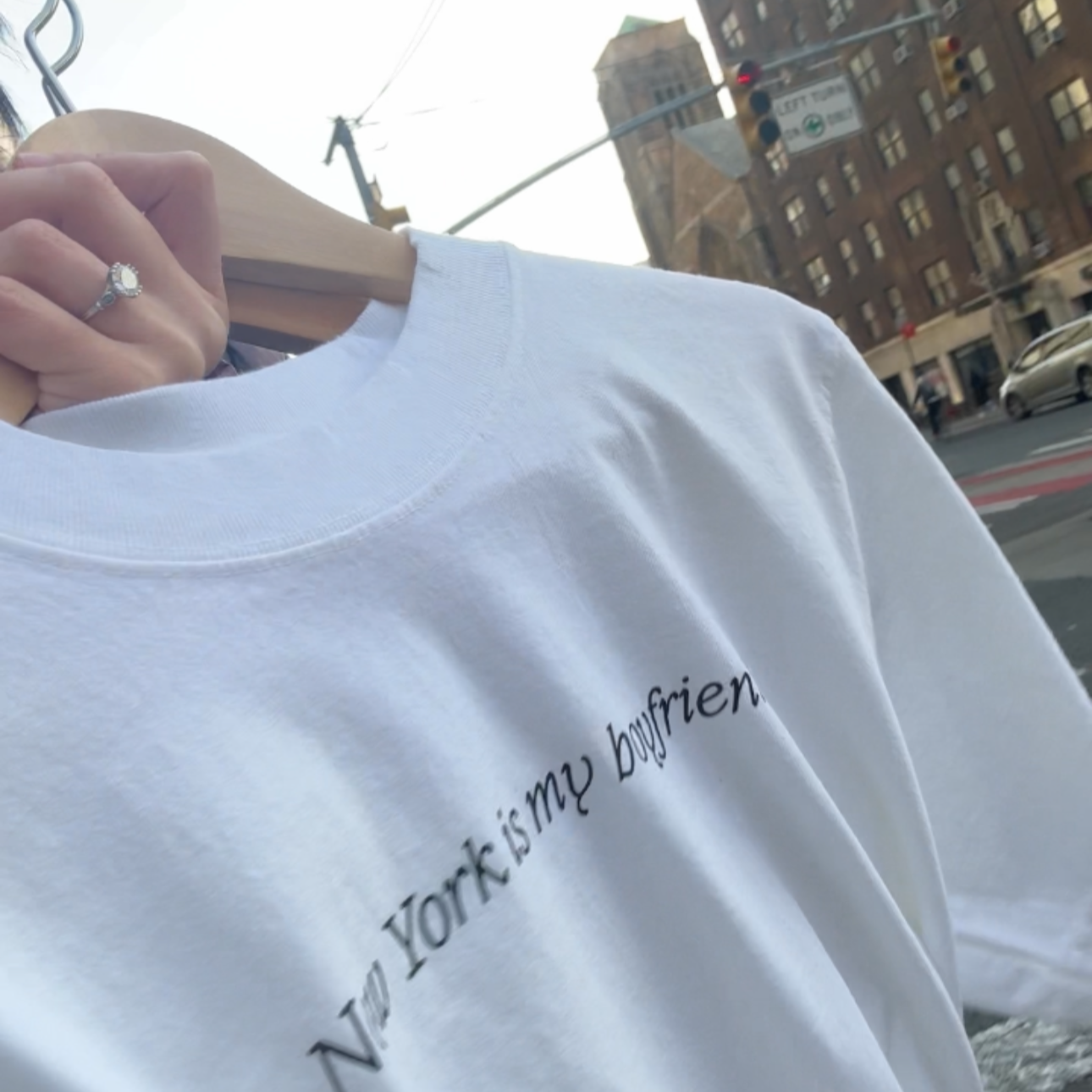 New York is my Boyfriend Oversized Tee
