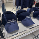 New York is my Boyfriend Baseball Hat- Navy/White