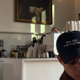 New York is my Boyfriend Baseball Hat- Navy/White