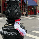 New York is my boyfriend x Scrolls Pilates Grip Socks